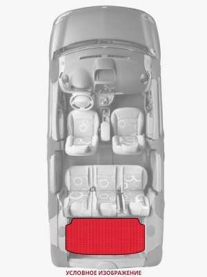 ЭВА коврики «Queen Lux» багажник для Chrysler Grand Voyager V